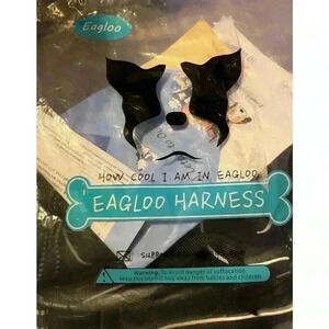 New Dog Harness Black size L better completely adjustable